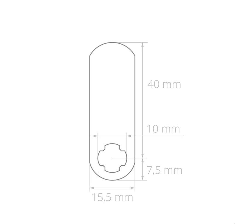 Product image of KAM 40 MM MED KRUMTAPP 3 MM